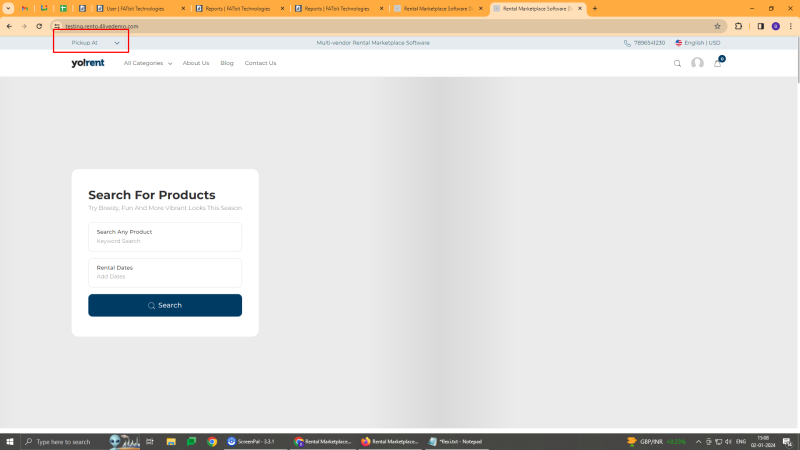 time posting testing